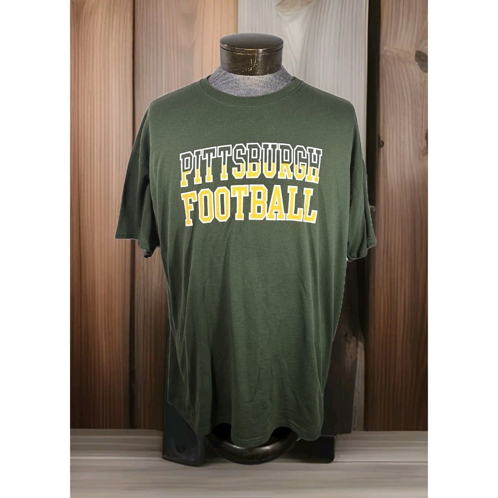 Pittsburgh Football T‎ Shirt Men's 2XL Juju 19 Green Graphic Print Jerzees Dri
